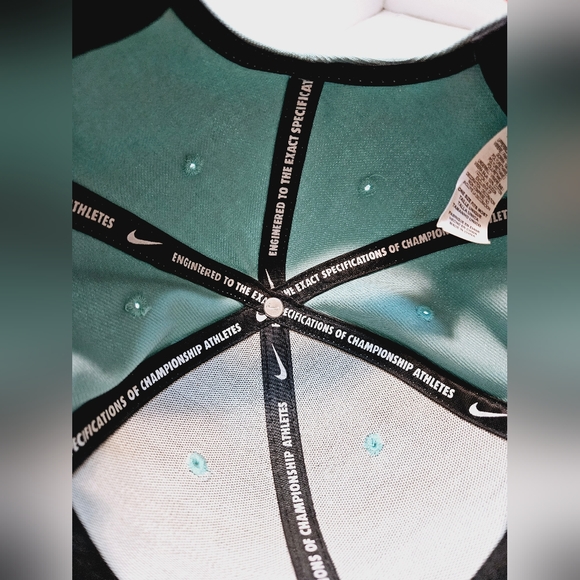 Nike True LeBron James Prohibition Snapback Teal Blue Hat Diffused Jade Cap - Picture 12 of 13